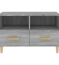 TV-Schrank Grau Sonoma 80x36x50 cm Holzwerkstoff