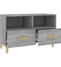 TV-Schrank Grau Sonoma 80x36x50 cm Holzwerkstoff