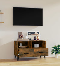 TV-Schrank Räuchereiche 80x36x50 cm Holzwerkstoff
