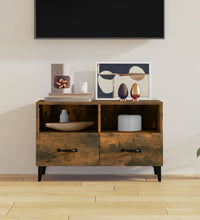 TV-Schrank Räuchereiche 80x36x50 cm Holzwerkstoff