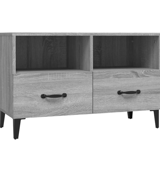 TV-Schrank Grau Sonoma 80x36x50 cm Holzwerkstoff