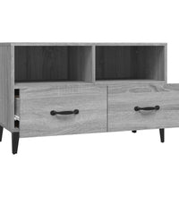 TV-Schrank Grau Sonoma 80x36x50 cm Holzwerkstoff