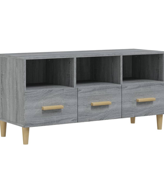 TV-Schrank Grau Sonoma 102x36x50 cm Holzwerkstoff