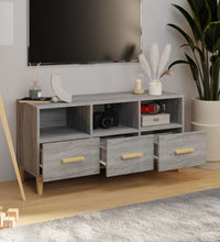 TV-Schrank Grau Sonoma 102x36x50 cm Holzwerkstoff