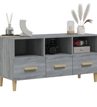 TV-Schrank Grau Sonoma 102x36x50 cm Holzwerkstoff