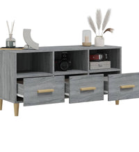 TV-Schrank Grau Sonoma 102x36x50 cm Holzwerkstoff