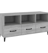 TV-Schrank Grau Sonoma 102x35x50 cm Holzwerkstoff