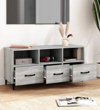 TV-Schrank Grau Sonoma 102x35x50 cm Holzwerkstoff