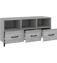 TV-Schrank Grau Sonoma 102x35x50 cm Holzwerkstoff