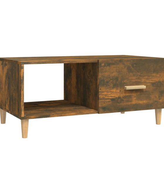 Couchtisch Räuchereiche 89,5x50x40 cm Holzwerkstoff