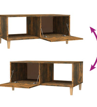 Couchtisch Räuchereiche 89,5x50x40 cm Holzwerkstoff