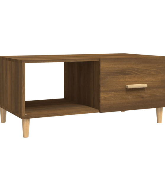 Couchtisch Braun Eichen-Optik 89,5x50x40 cm Holzwerkstoff