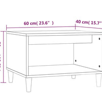 Couchtisch Grau Sonoma 60x50x40 cm Holzwerkstoff