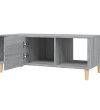Couchtisch Grau Sonoma 102x50x40 cm Holzwerkstoff