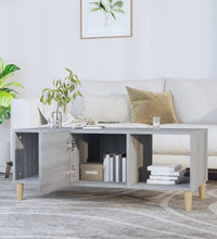 Couchtisch Grau Sonoma 102x50x40 cm Holzwerkstoff