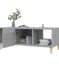 Couchtisch Grau Sonoma 102x50x40 cm Holzwerkstoff
