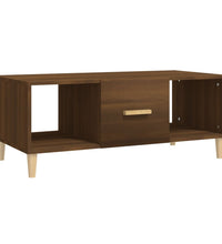 Couchtisch Braun Eichen-Optik 102x50x40 cm Holzwerkstoff