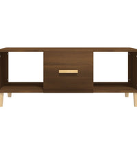 Couchtisch Braun Eichen-Optik 102x50x40 cm Holzwerkstoff
