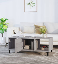 Couchtisch Grau Sonoma 102x50x40 cm Holzwerkstoff