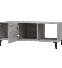 Couchtisch Grau Sonoma 102x50x40 cm Holzwerkstoff