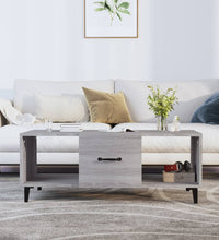 Couchtisch Grau Sonoma 102x50x40 cm Holzwerkstoff