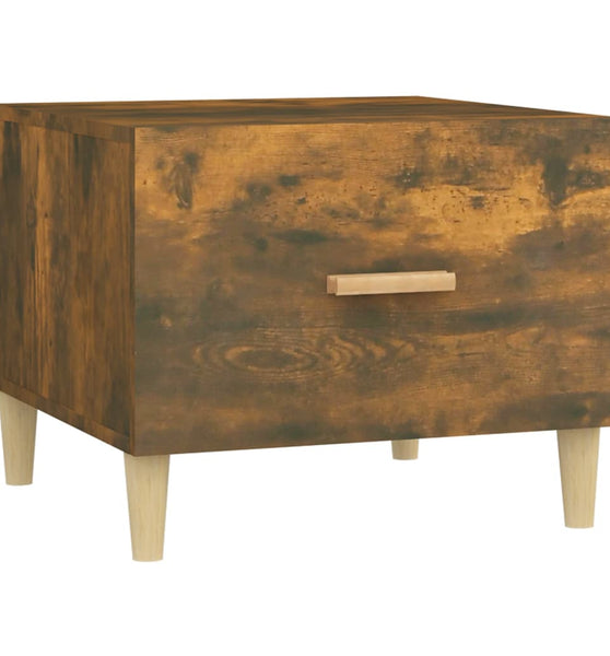 Couchtisch Räuchereiche 50x50x40 cm Holzwerkstoff