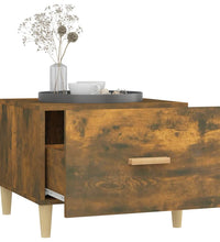 Couchtische 2 Stk. Räuchereiche 50x50x40 cm Holzwerkstoff