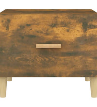 Couchtische 2 Stk. Räuchereiche 50x50x40 cm Holzwerkstoff