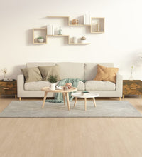 Couchtische 2 Stk. Räuchereiche 50x50x40 cm Holzwerkstoff