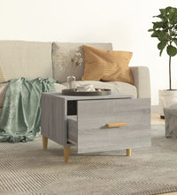 Couchtisch Grau Sonoma 50x50x40 cm Holzwerkstoff