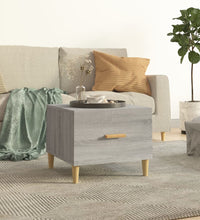Couchtisch Grau Sonoma 50x50x40 cm Holzwerkstoff