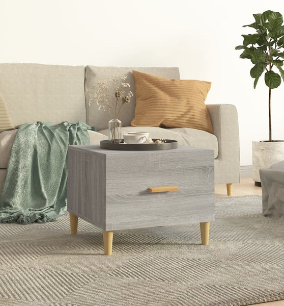 Couchtisch Grau Sonoma 50x50x40 cm Holzwerkstoff