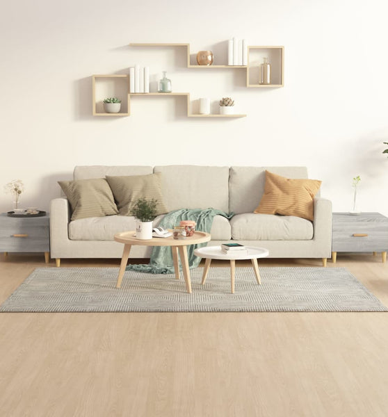 Couchtische 2 Stk. Grau Sonoma 50x50x40 cm Holzwerkstoff