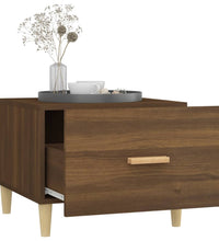 Couchtisch Braun Eiche 50x50x40 cm Holzwerkstoff