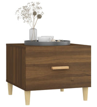 Couchtisch Braun Eiche 50x50x40 cm Holzwerkstoff