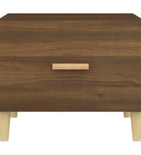 Couchtisch Braun Eiche 50x50x40 cm Holzwerkstoff