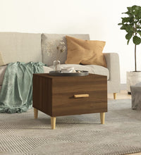 Couchtisch Braun Eiche 50x50x40 cm Holzwerkstoff