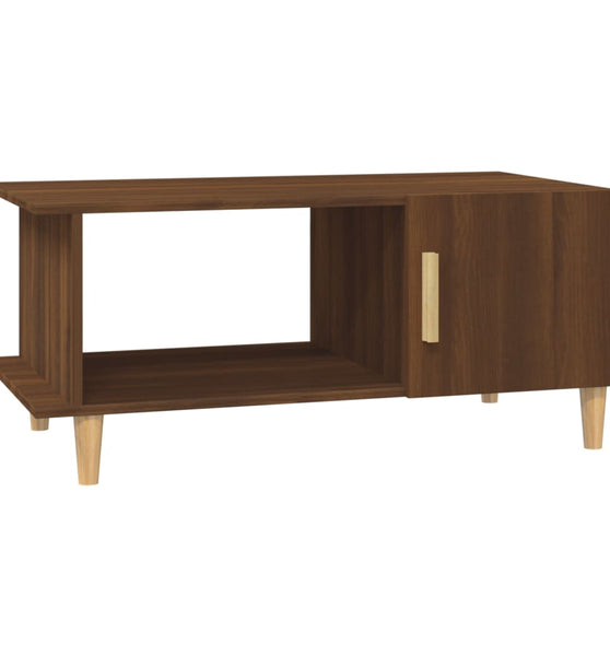 Couchtisch Braun Eichen-Optik 90x50x40 cm Holzwerkstoff
