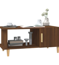 Couchtisch Braun Eichen-Optik 90x50x40 cm Holzwerkstoff
