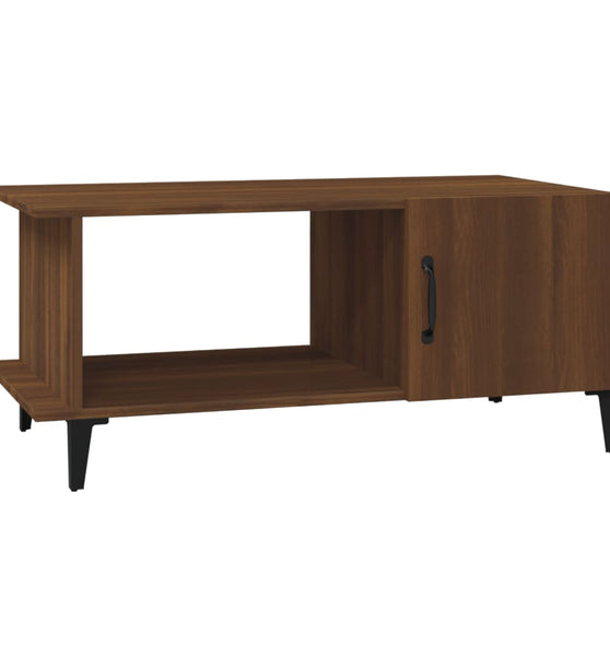 Couchtisch Braun Eichen-Optik 90x50x40 cm Holzwerkstoff