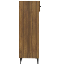 Schuhschrank Braun Eichen-Optik 30x35x105 cm Holzwerkstoff