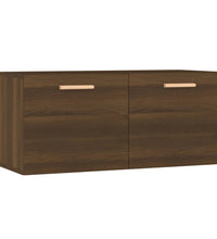 Wandschrank Braun Eichen-Optik 80x35x36,5cm Holzwerkstoff