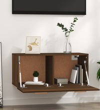 Wandschrank Braun Eichen-Optik 80x35x36,5cm Holzwerkstoff