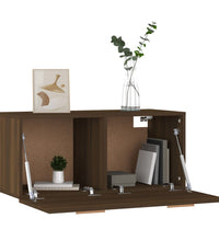 Wandschrank Braun Eichen-Optik 80x35x36,5cm Holzwerkstoff