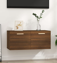 Wandschrank Braun Eichen-Optik 80x35x36,5cm Holzwerkstoff