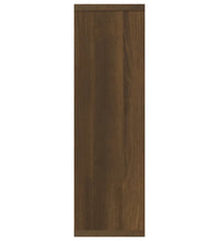Wandregal Braun Eichen-Optik 85x16x52,5 cm Holzwerkstoff