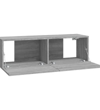 TV-Wandschränke 2 Stk. Grau Sonoma 100x30x30 cm Holzwerkstoff