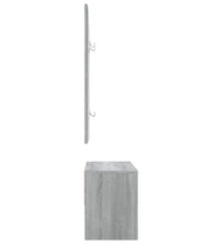 Flurmöbel-Set Grau Sonoma Holzwerkstoff