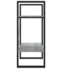 Bücherregal 2 Fächer Grau Sonoma 60x30x70 cm Holzwerkstoff
