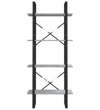 Bücherregal 4 Fächer Grau Sonoma 60x30x140 cm Holzwerkstoff